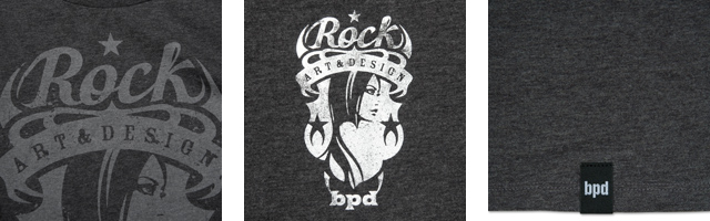 bpd Rock エンブレム レディース デザインTシャツ 詳細