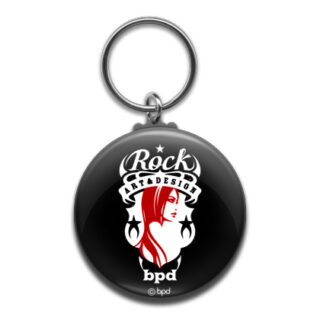 bpd kaal key ring rock emblem design