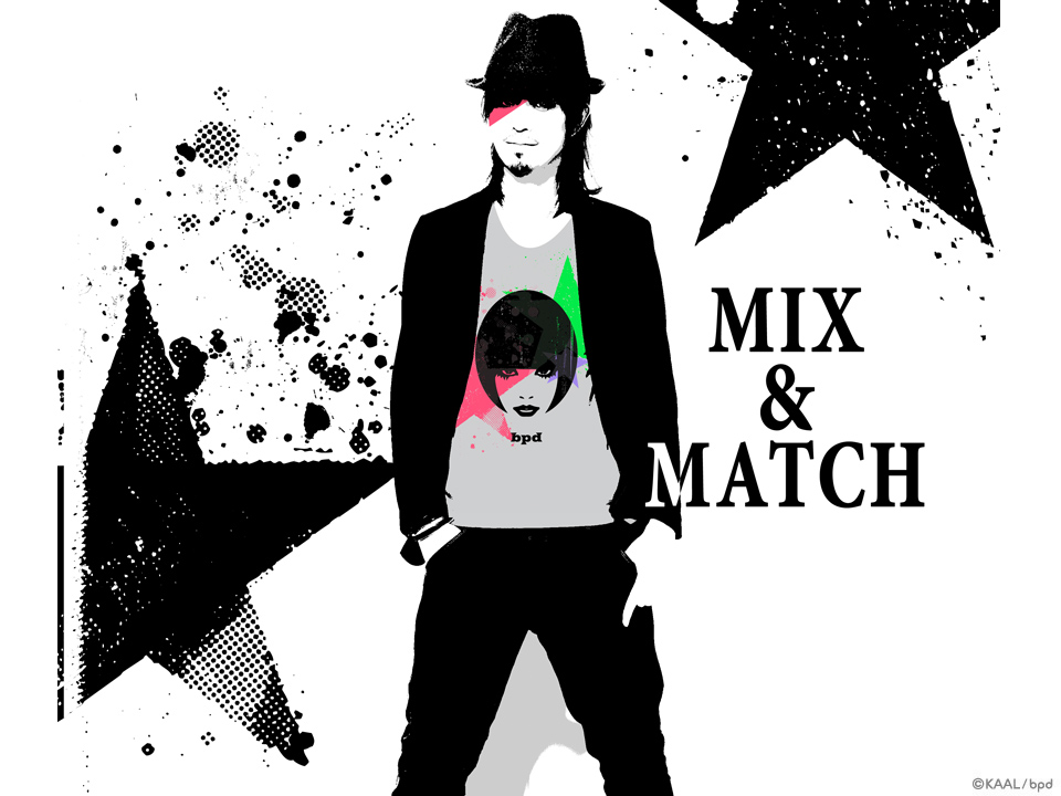bpd KAAL mix and match mode illustration art tee shirt poster