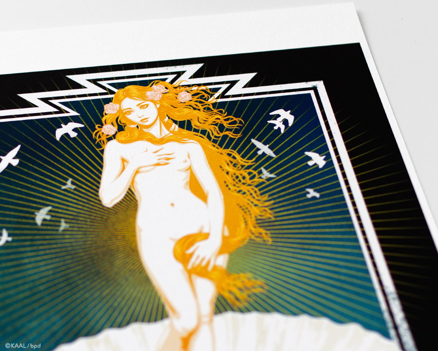 KAAL Re-Birth of Venus art print on fine-art paper
