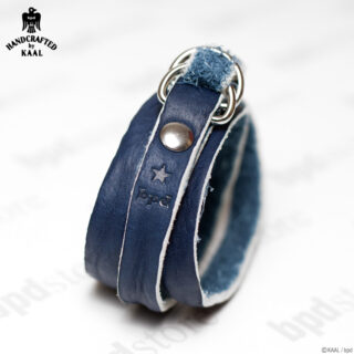 KAAL japan blue long leather bracelet