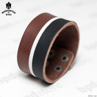 stripe leather bracelet by bpd KAAL