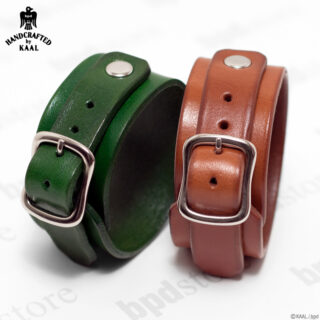 handcrafted by KAAL tochigi leather bracelet