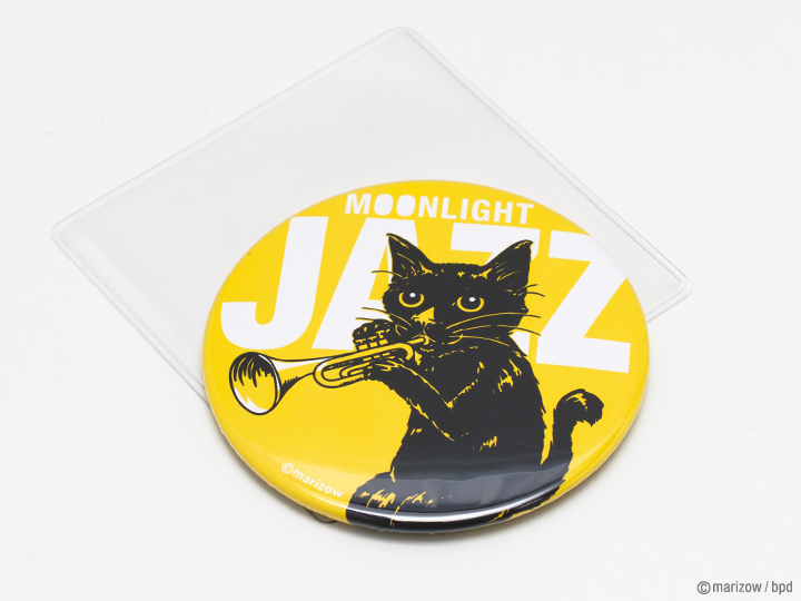 marizow Moonlight Jazz black cat コンパクトミラー