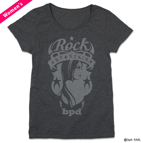bpd Rock エンブレム レディース デザインTシャツ