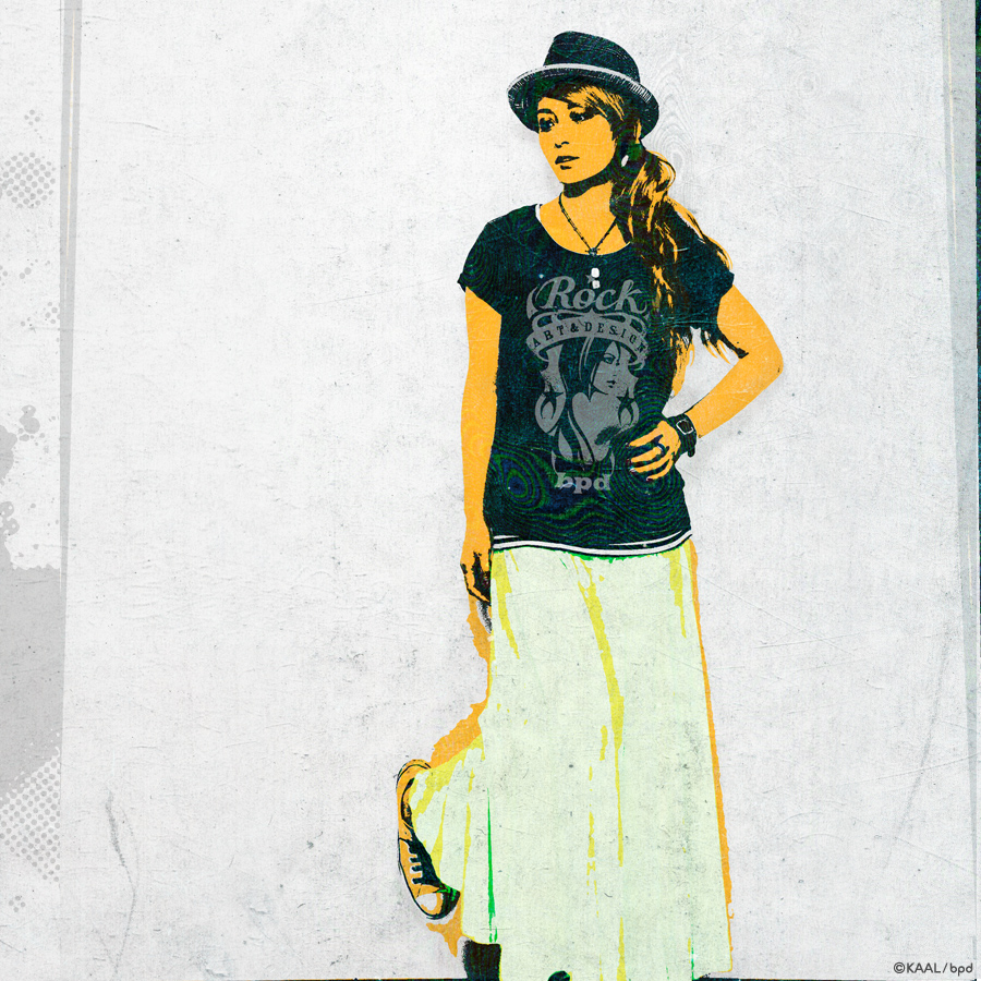 bpd Rock エンブレム レディース Tシャツ poster art
