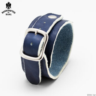 KAAL japan blue leather bracelet
