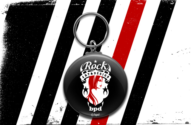 KAAL Rock ART DESIGN エンブレムデザインのキーホルダー