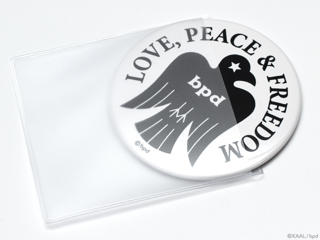 bpd Bird エンブレムのコンパクトな缶ミラー