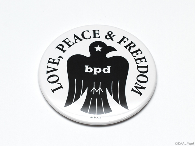 bpd Bird エンブレムのコンパクトな缶ミラー