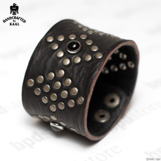 bpd KAAL leather bracelet diamond rock
