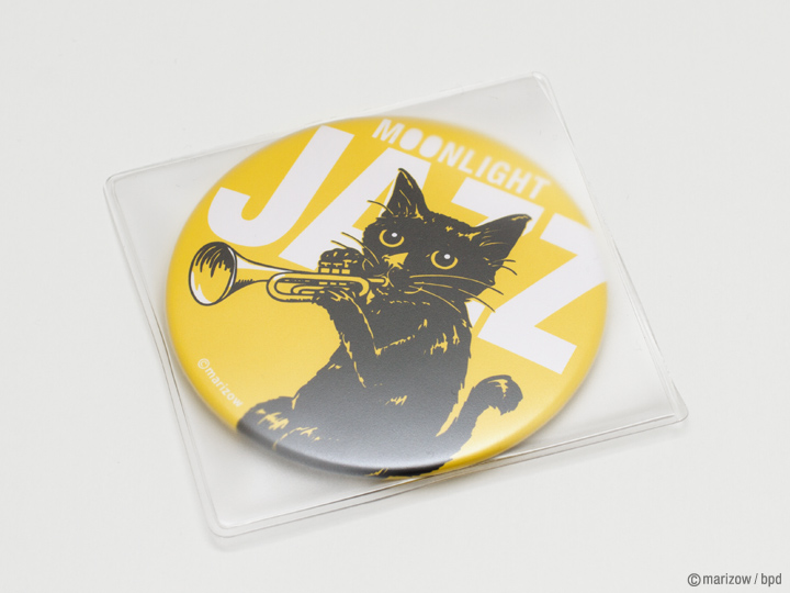 marizow Moonlight Jazz black cat コンパクトミラー