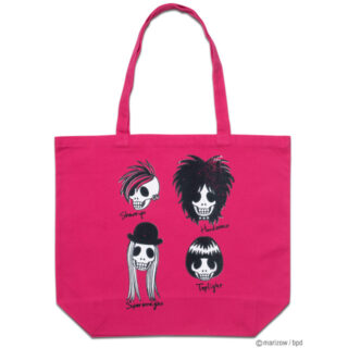 bpd marizow skull character tote bag