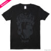 KAAL『Rock – ART & DESIGN エンブレム 黒×黒』レディースTシャツ