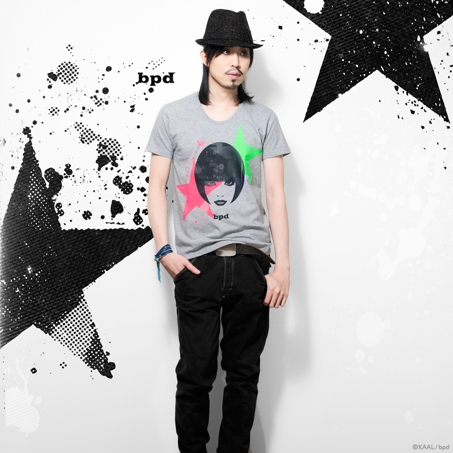 bpd KAAL mix and match mode illustration art tee shirt model photo
