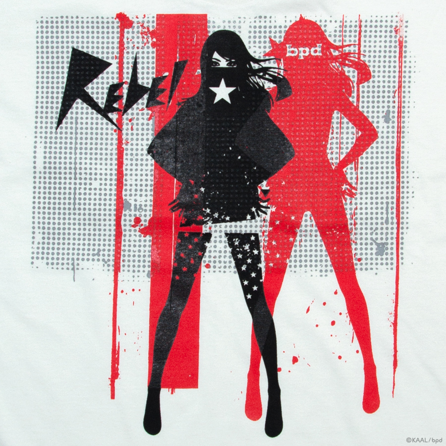 bpd KAAL Rebel illustration art Tee プリントの詳細