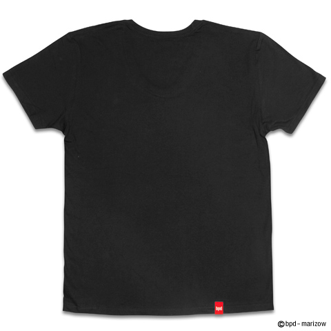 Guitar Legend ロックでかわいいガイコツ Tシャツ 背面写真