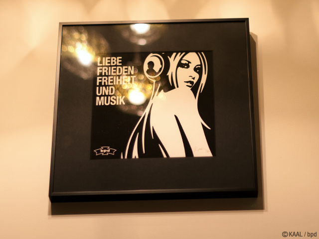 KAAL インテリア ジクレー版画 Liebe Frieden Freiheit und Musik
