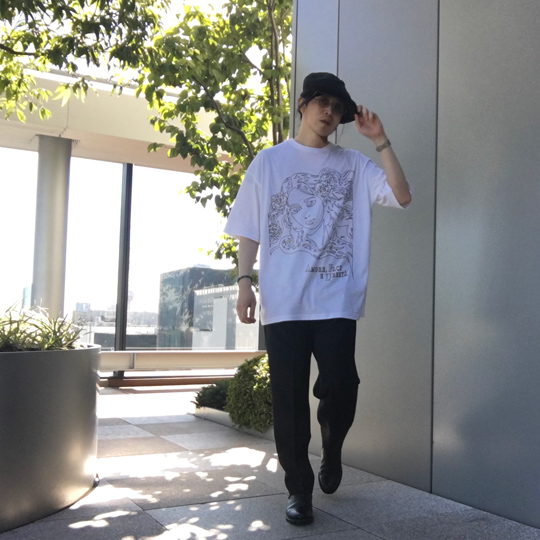 re-birth of venus art Tシャツ スタイリング写真　KAAL