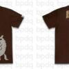 marizow『星とオオカミ (ブラウン)』デザインTシャツ
