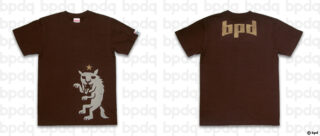 marizow『星とオオカミ (ブラウン)』デザインTシャツ