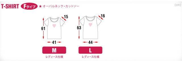 Tシャツ サイズF